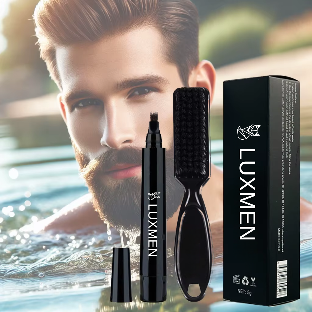 Delineadora de barba luxmen