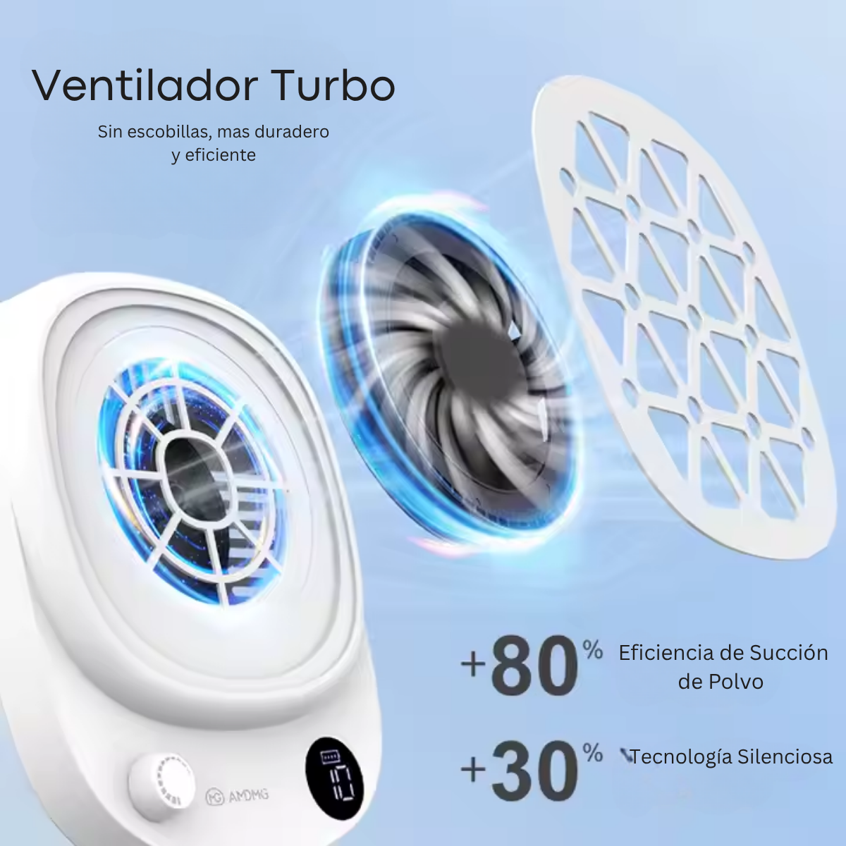 Extractor De Polvo Uñas Portatil Amdmg Gm2 Portatil