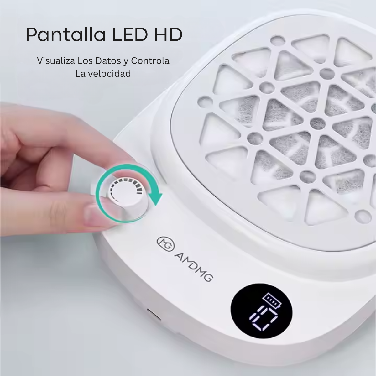 Extractor De Polvo Uñas Portatil Amdmg Gm2 Portatil