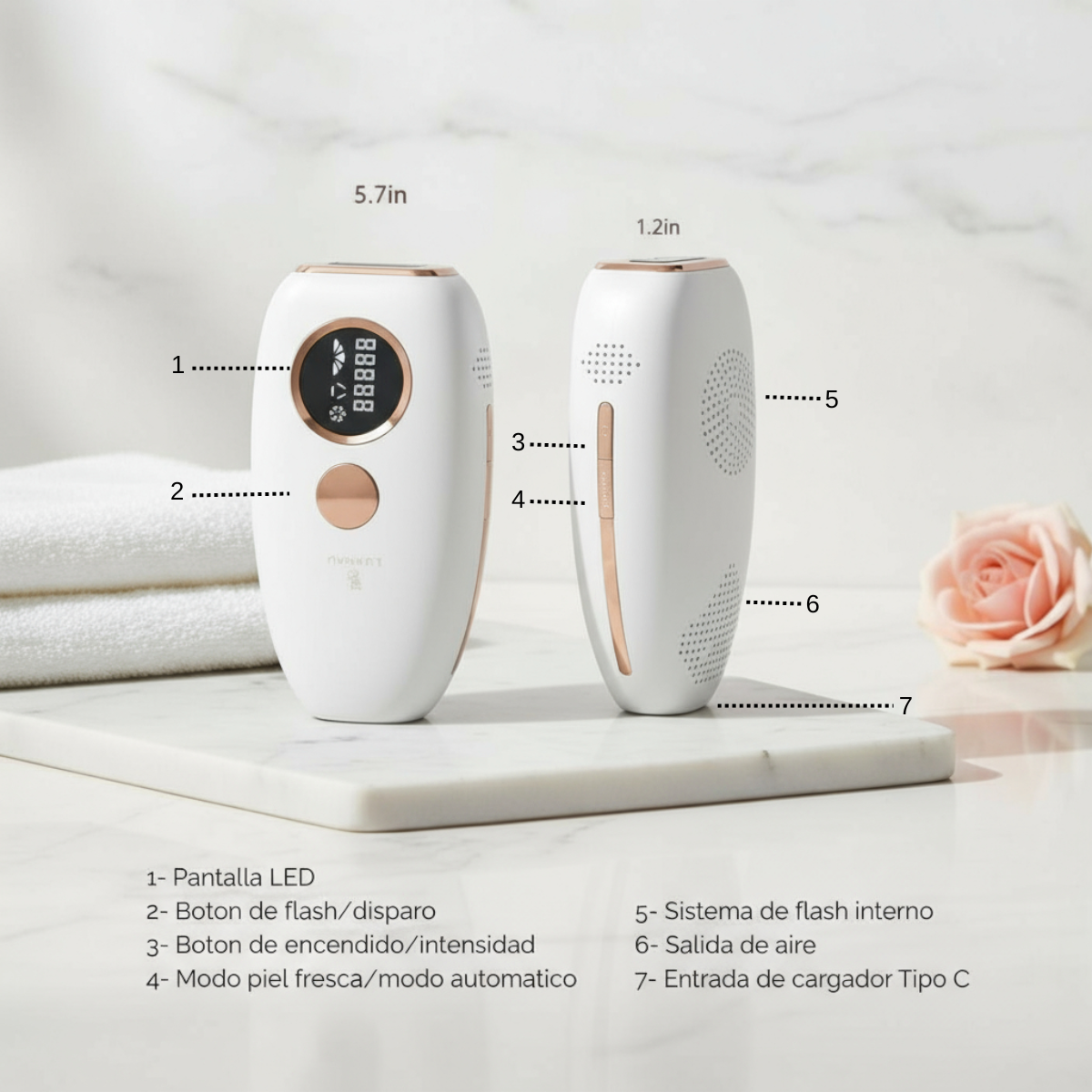 Depiladora IPL Laser Definitiva