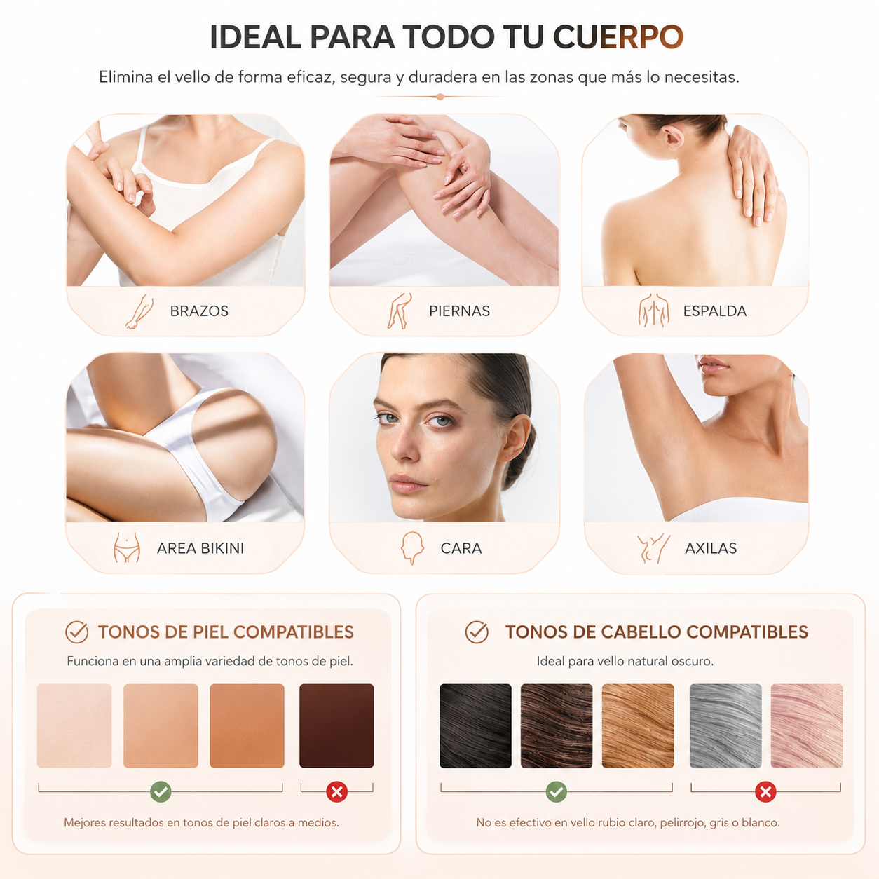 Depiladora IPL Luxmau™ | Piel Suave sin Vello en Semanas