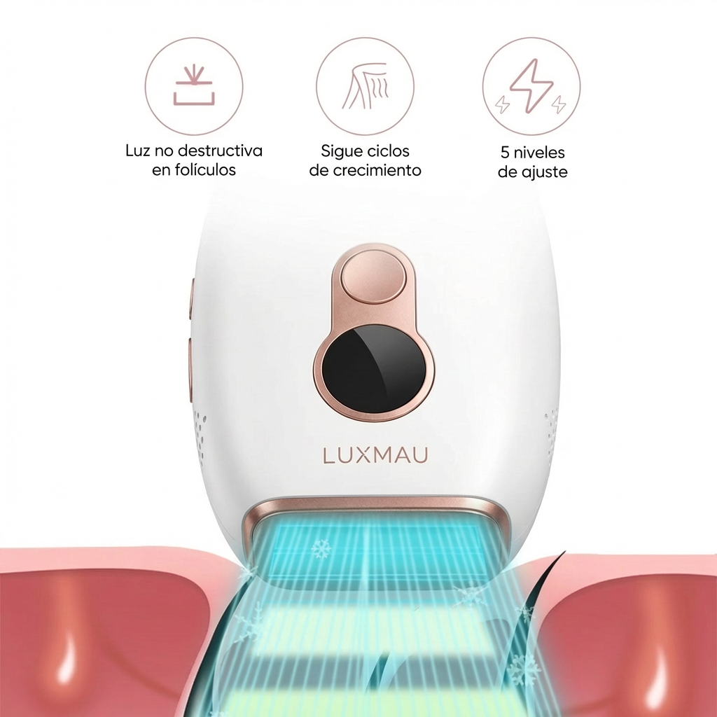 Depiladora IPL Luxmau™ | Piel Suave sin Vello en Semanas